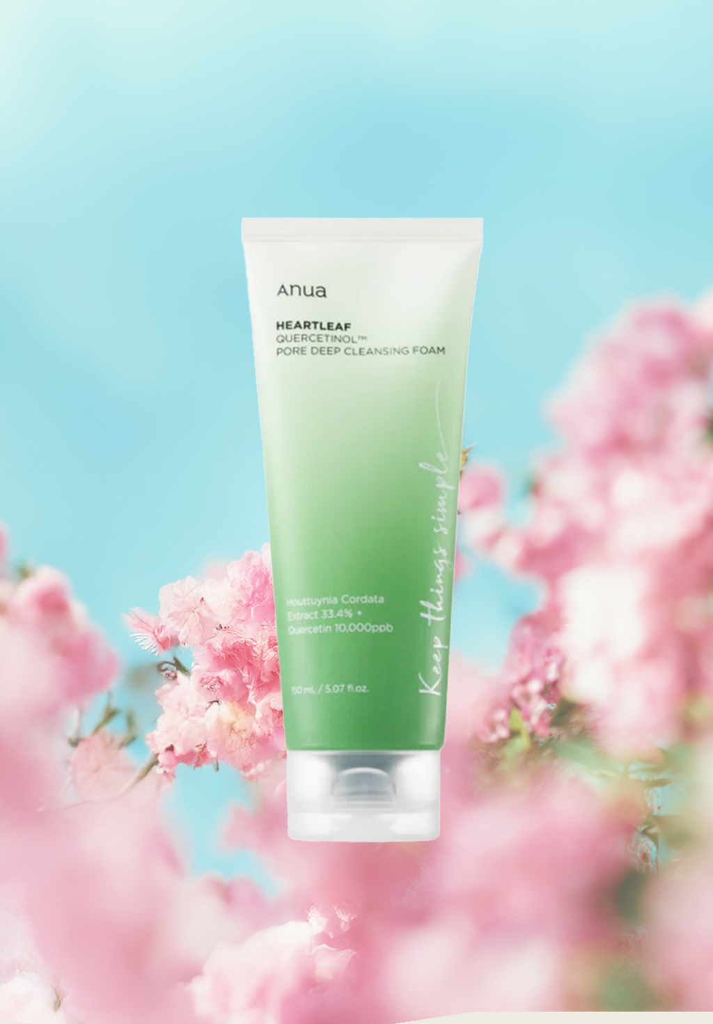 Anua -  Heartleaf Quercetinol Pore Deep Cleansing Foam