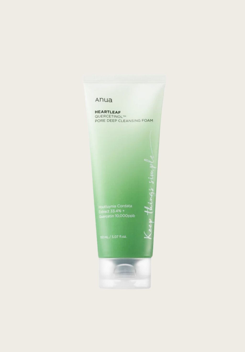 Anua -  Heartleaf Quercetinol Pore Deep Cleansing Foam